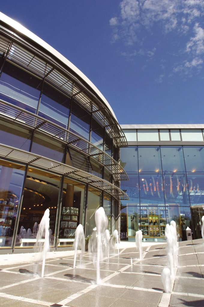 Exterior view of the Lakeland store and offices in Windermere, designed by Mellor Architects